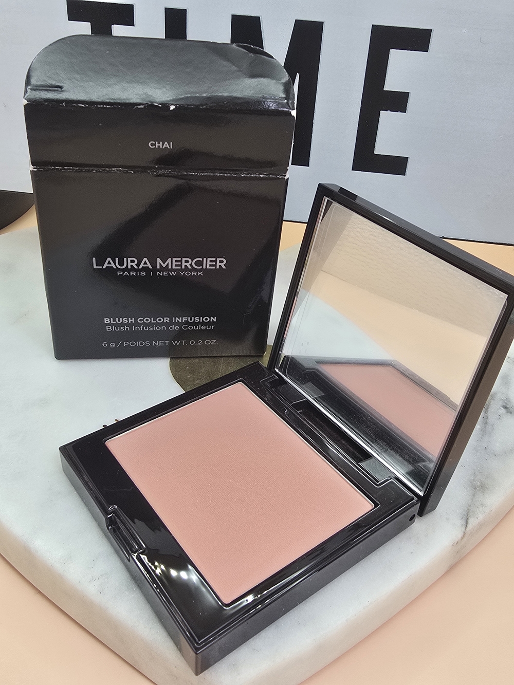 laura mercier Blush Color Infusion in Chai - Peach Pink